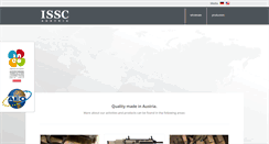 Desktop Screenshot of issc.at