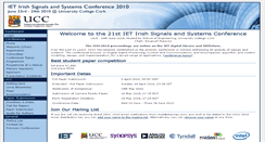 Desktop Screenshot of 2010.issc.ie