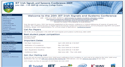 Desktop Screenshot of 2009.issc.ie