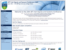 Tablet Screenshot of 2009.issc.ie